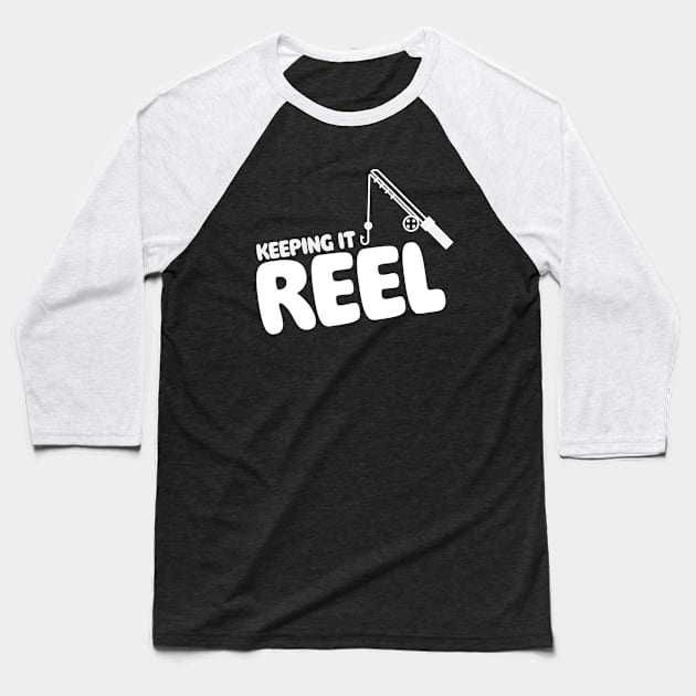 Keeping it reel Baseball T-Shirt by AE86